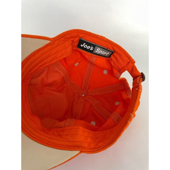 Eskimo Joe's Orange Strap back Baseball Cap Hat Stillwater OK Oklahoma State - Picture 4 of 6